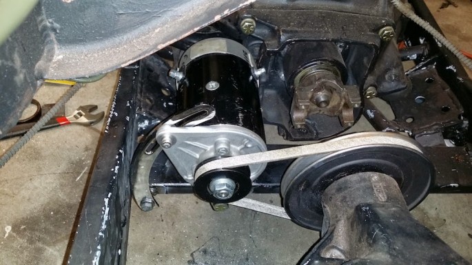 Converted starter reverse