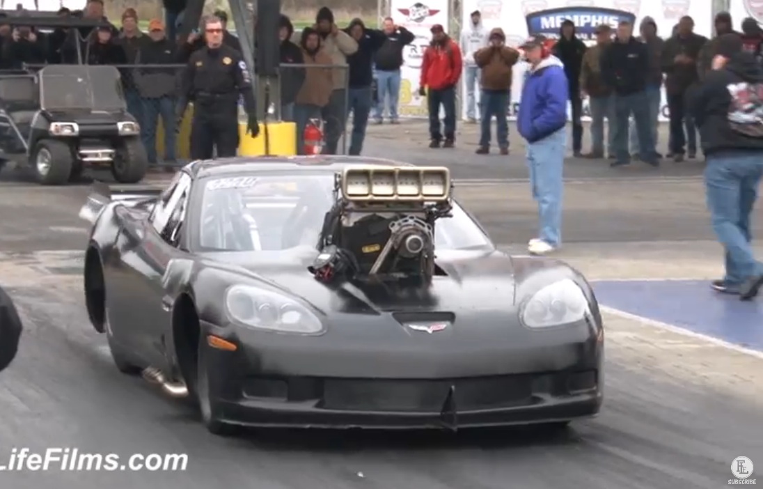 Watch Jason Michalak Run 3.97/194 On Drag Radials, In Memphis, Between Snowflakes – Quickest Radial Pass Ever In Competition