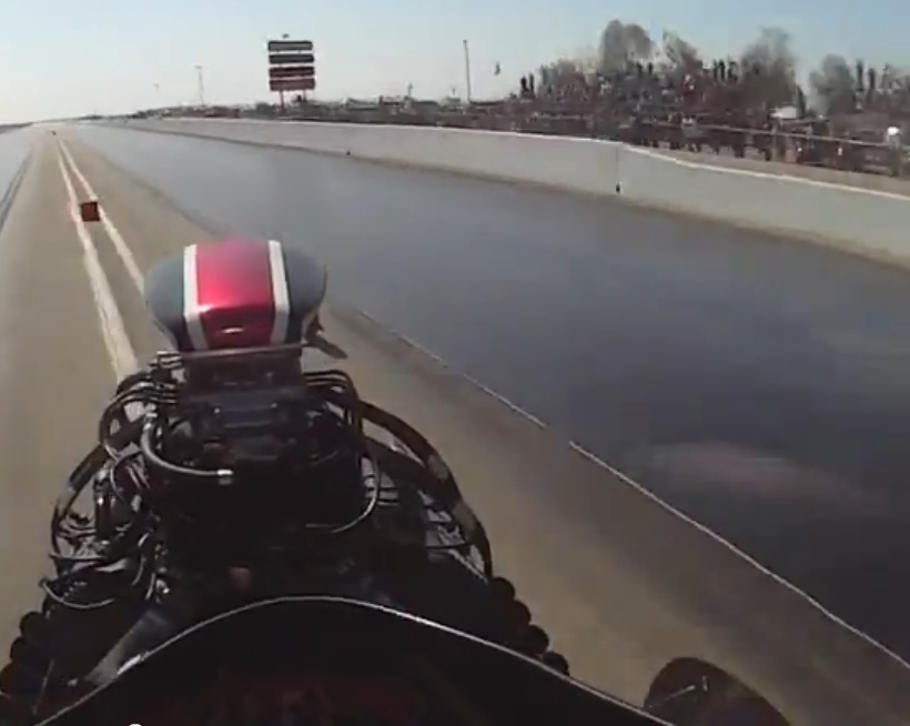 Woah, Baby! Watch Bill Dunlap Go For The Wildest Top Fuel Dragster Ride At The 2015 March Meet – Centerline To Wall At 200+