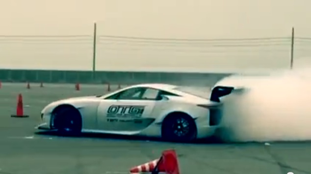 It’s A Match Made In Drifting Heaven: A $350,000 Lexus LFA With A NASCAR TRD V8