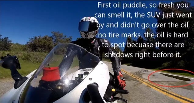 Can You Help Identify The Persons Responsible For Setting Oil Traps For Bikers In California?