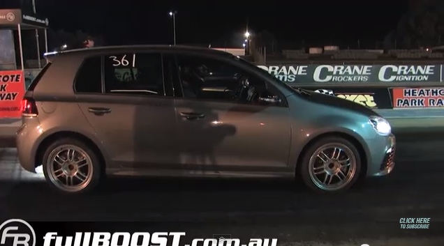 This VW Golf Is An Evil Little 10-second Sleeper – Quiet And Quick!