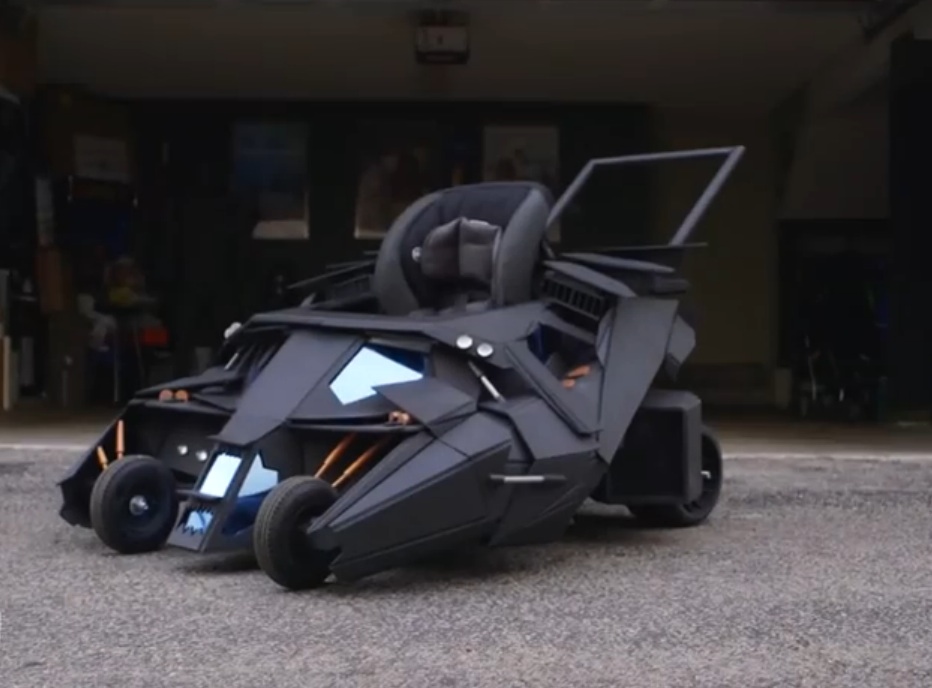 Watch These Professional Hollywood Prop Builders Construct A Batman Tumbler Stroller From Scratch – This Rules!