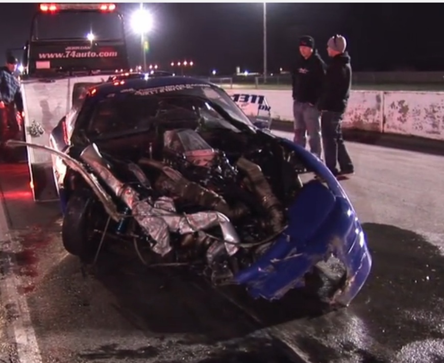 Scary Carnage Video: Mike Brown – Heath Littrell Wreck From The Outlaw Street Car Reunion In Memphis