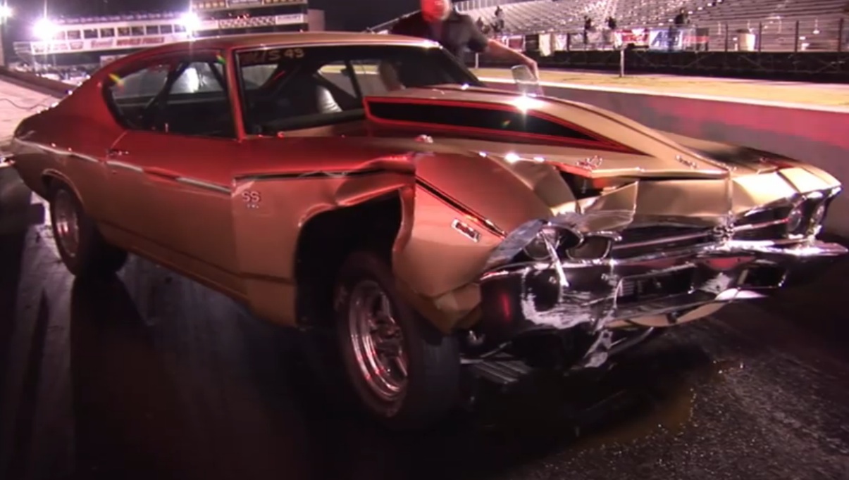 Crunch Video: Watch An All-Steel Showpiece Chevelle Catch The Wall At Memphis – It Will Be Fixed!