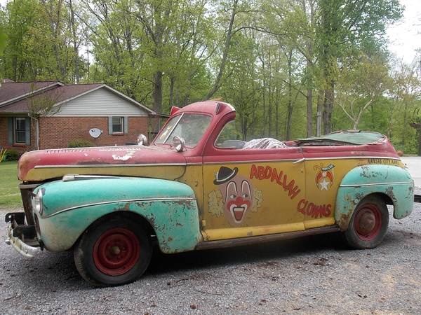 On The Plus Side, It’s A Mostly Complete 1941 Ford With A Flathead V8. On The Other Side, There Are Clowns…