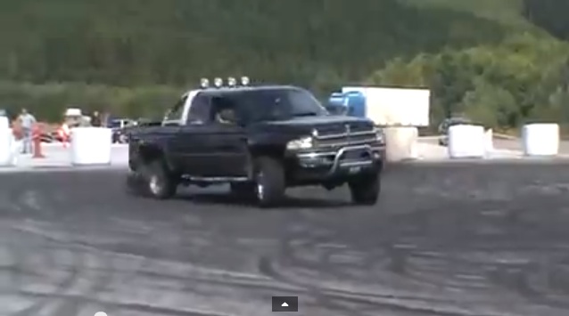 Drifting Coal! Watch This Cummins Ram Do It’s Best Nissan Silvia Impersonation!