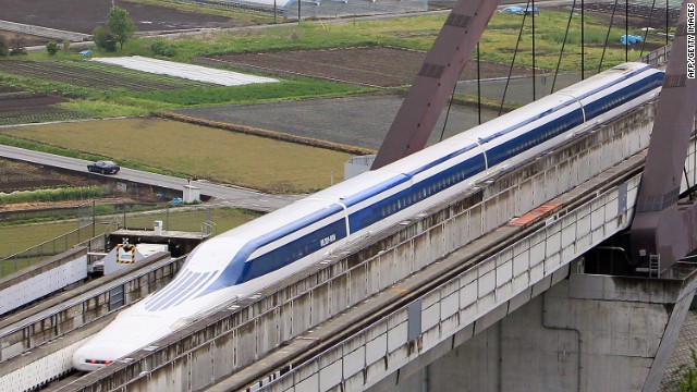 This Japanese Maglev Train Broke Its Own Speed Record This Week With An Incredible 374mph Charge