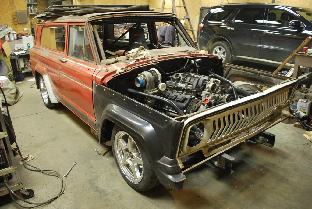 This Rear-Drive SJ Cherokee Is Getting A Turbocharged Modern Hemi And Six Speed – We Can’t Wait To See The Finished Product!