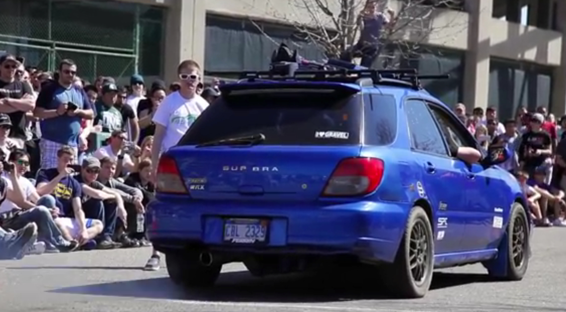 Video Carnage: Watch This Subaru Literally Barf An Engine While Trying To Win An Engine Revving Contest