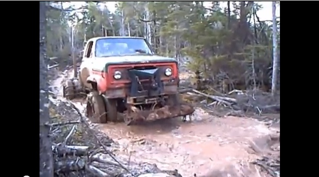 Watch The “Swamp Thing” Chevy Do What It Does Best – Work In The Mud And The Muck!