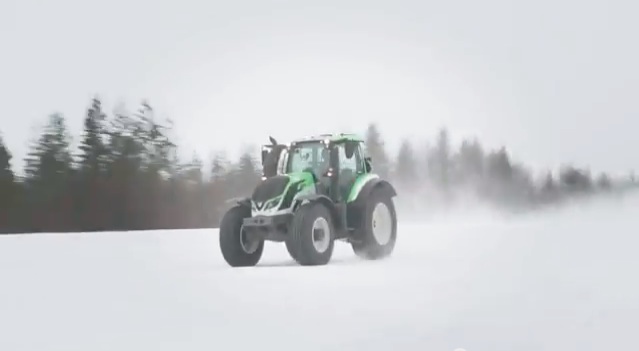 A Finnish Tire Company Just Set A Speed Record For A Tractor In The Snow