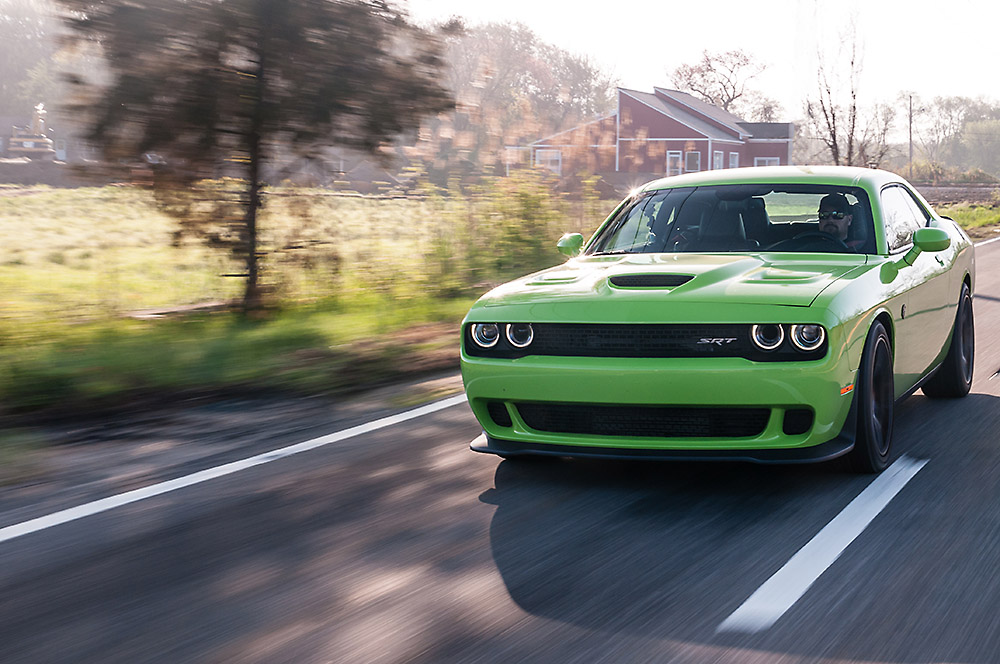 The Green Needle: Four Days With A 2015 Challenger Hellcat Has Us Addicted To 700hp Blown Hemi Fun