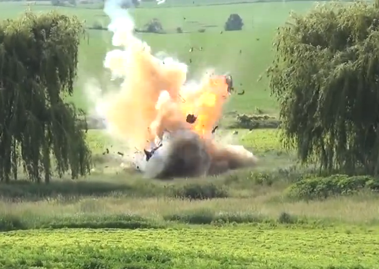 Here’s What It Looks Like When You Stuff A Jetta Full Of Tannerite And Trigger It With A Rifle Shot – WOW!