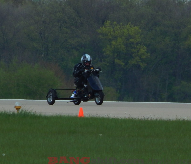 Best of BangShift 2015: A Live Interview As An ECTA Racer “Speeds” Down The Track On A 50cc Sidecar Motorcycle