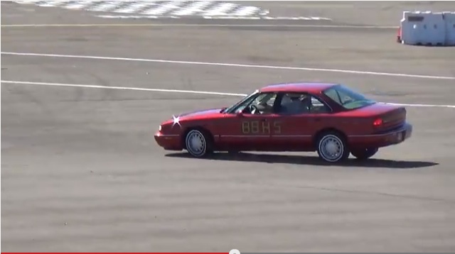 This Oldsmobile 88 Rips Around An Autocross Course With The Tires Screaming For Mercy