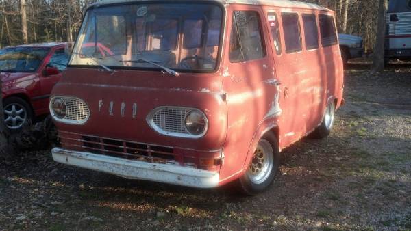 This 1966 Ford Econoline Van Has Big Block (Chevy) Power And Is Totally BangShifty