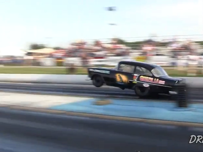 Watch One Of The Most Historically Significant 1955 Chevys In Drag Racing History Make A Rip At Thompson Raceway Park