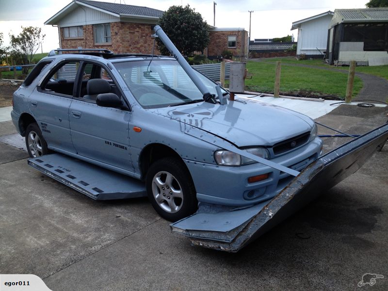 And Now For Something Completely Random: An Amphibious Subaru Impreza!