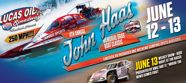 Hit Up Lucas Oil Speedway For Drag Boat Racing And Dirt Track Action This Weekend!
