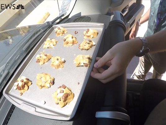 To Show The Dangers Of A Hot Car In The Summer, A Phoenix News Team Baked Cookies