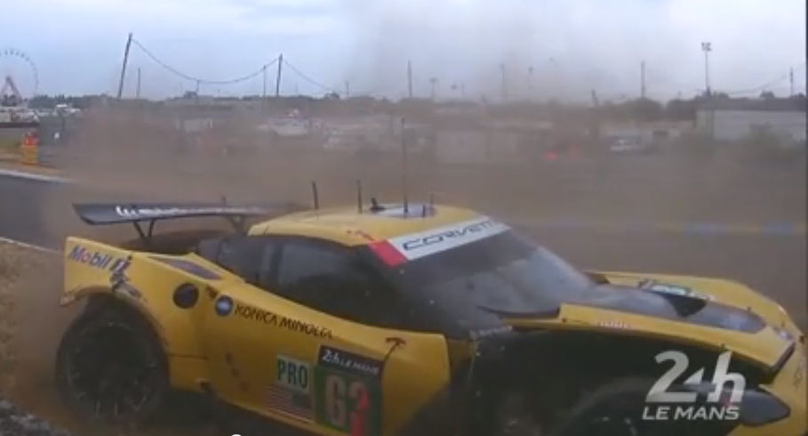 24 Hours Of LeMans: #63 Corvette C7.R Is Out Of Competition After This Huge Wreck In Qualifying