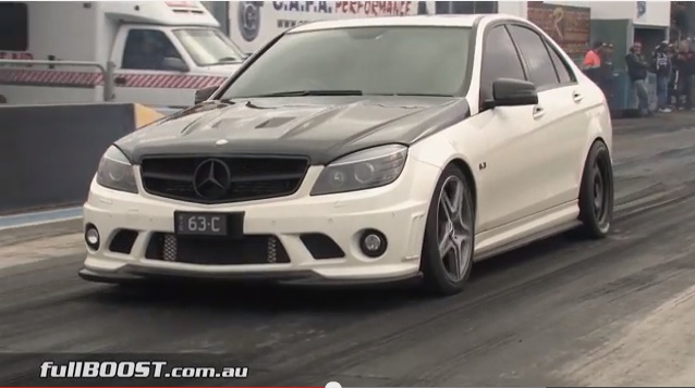 This Mercedes C63 Is A Ten-Second Stomper With A Bellowing Exhaust Note