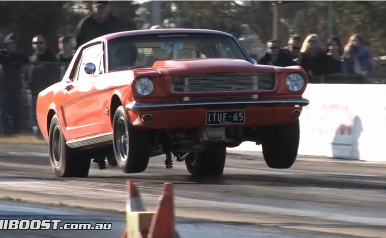 This Aussie Mustang Uses A 3.8L Inline Six Ford To Run 8s At Over 170mph!