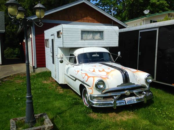 This 1953 Pontiac RV Would Make A Great Vacation Vehicle For When You Want To Just Get Away