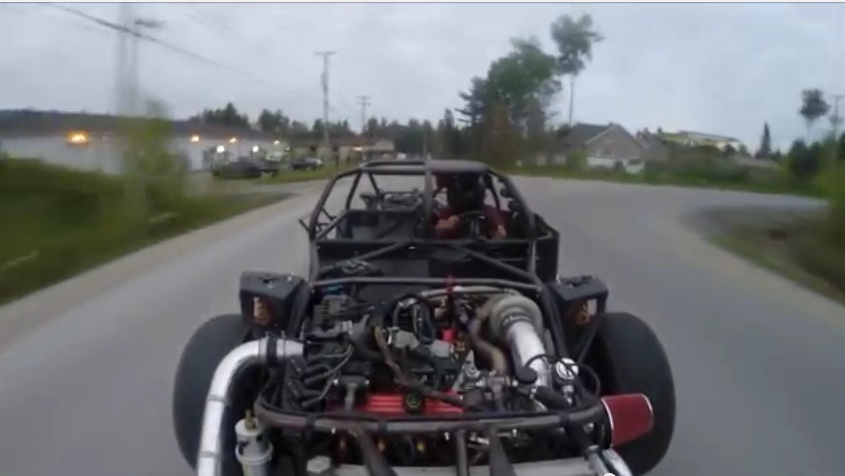 Twin-Engine, Turbocharged Bare Chassis Run Low 8s In The Quarter And Terrorize The Streets!