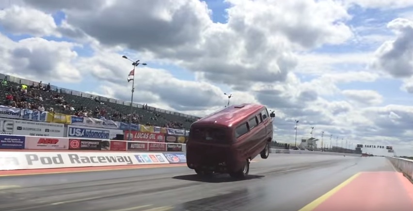 Watch This Ford Thames Van Stand On The Bumper, From The Inside Too!