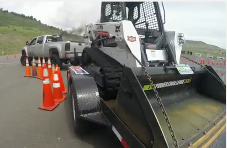 Diesel Power Challenge 2015 Video: The Trucks Attack The Trailer Tow Obstacle Course