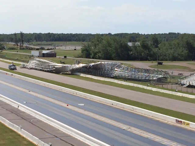 Brainerd International Raceway Battered By Storms – Heavily Damaged – Seeking Local Volunteers To Aid Cleanup