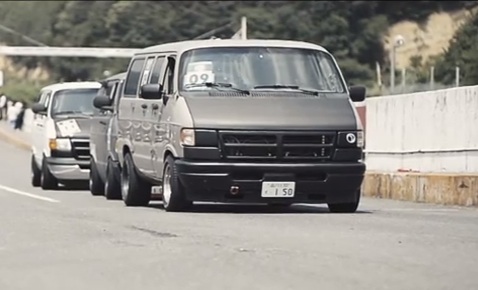 A Dodge Ram Van Grand Prix Happens In Japan, And It Is As Weird And Cool As You Would Expect