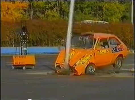 Historical Footage: Have You Ever Wondered What Would Happen If You Crashed A 1970s-era Fiesta Into A Lightpole?