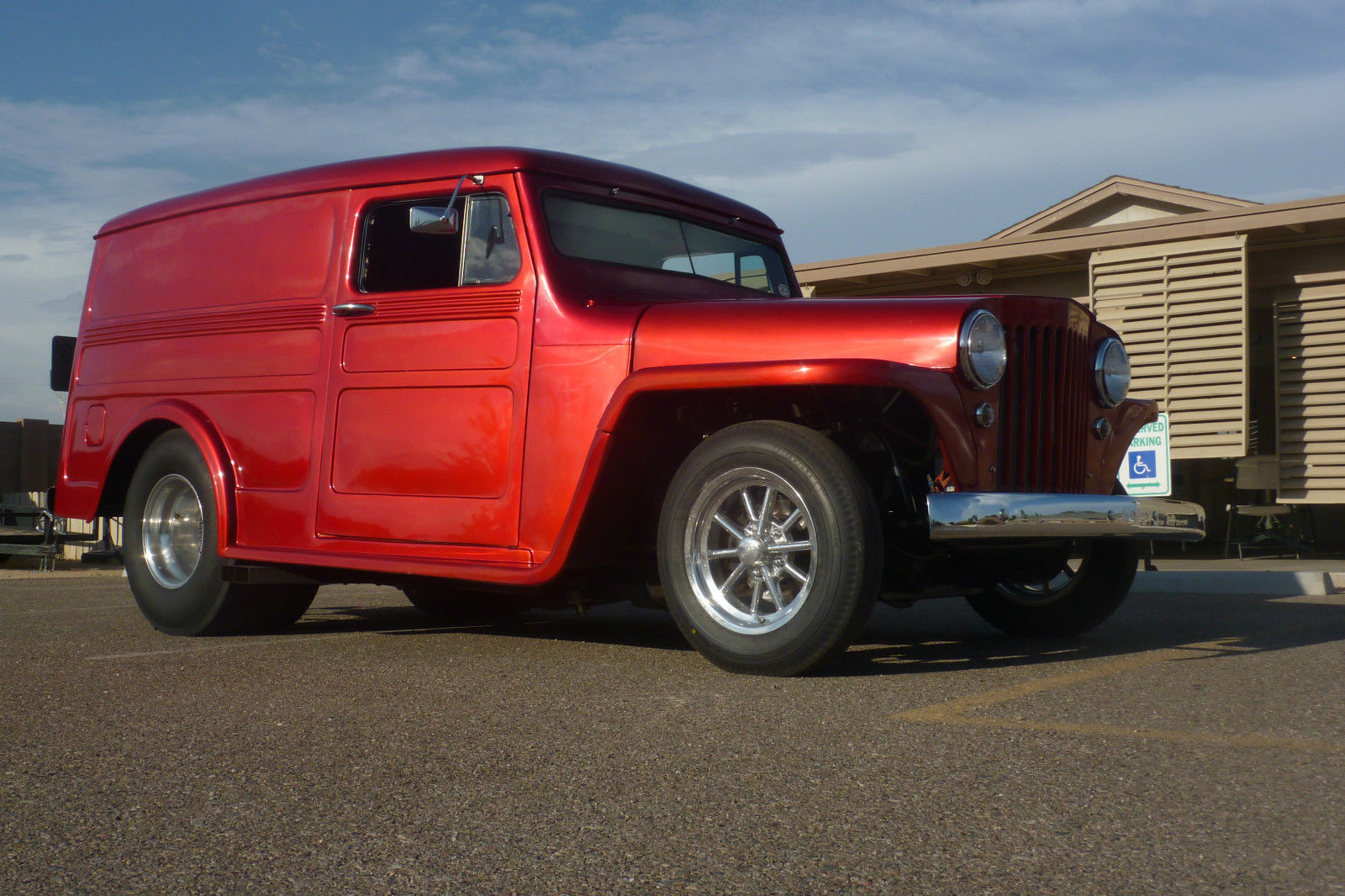 This Pro Street 1949 Willys Panel Truck Has A Hot Small Block And A Unique Look That We’re Loving