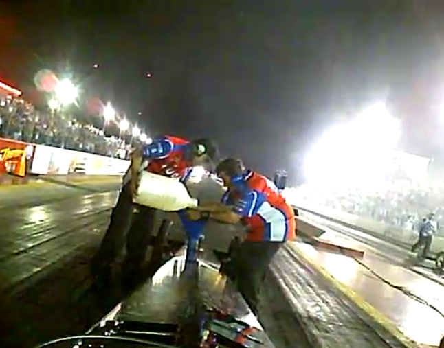 The Greatest Top Fuel Burnout Ever? Watch The Laganas Rip One So Long That They Have To Refuel BEFORE The Run!