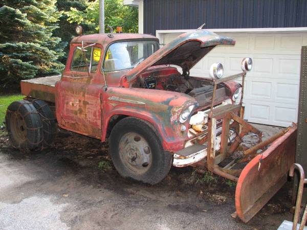 This 1956 Chevy 8100 Rig Is Now A Blizzard Killing Machine – This Truck Rules Hard