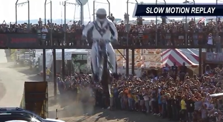 Watch Doug Danger Break Evel Knievel’s Record On Evel Knievel’s Bike At Sturgis – Way Cool!
