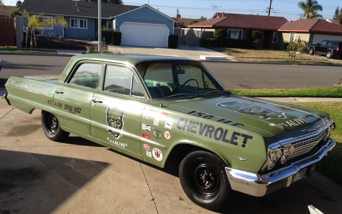 1963 Chevrolet Bel Air Frankenstein Car 1