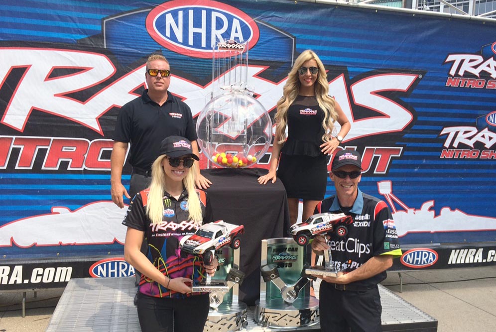 2015 U.S. Nationals Extra: Courtney Force & Clay Millican Into Traxxas Nitro Shootout!