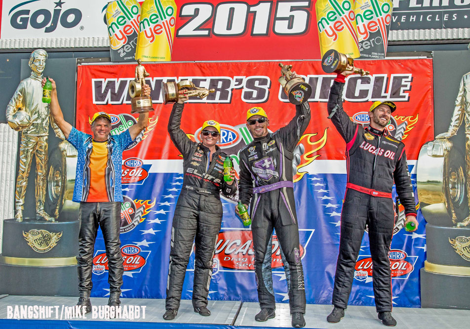 Jack Beckman, Morgan Lucas, Erica Enders & Jerry Savoie Victorious At Indy’s Big Go!