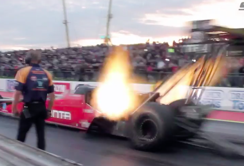 This Video From The FIA Drag Racing Finals At Santa Pod Last Weekend Rules