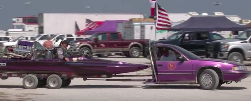 This Half Car Drag Boat Tow Rig Is The Best Thing You’ll See Today – Genius!