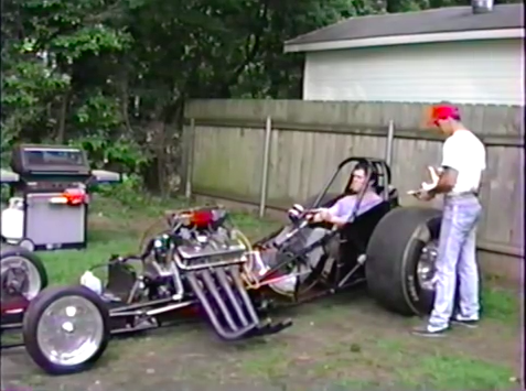 We’ve All Done It: This Video Of A Drag Car Being Backyard Tested Is Funny – Note Shifter Position