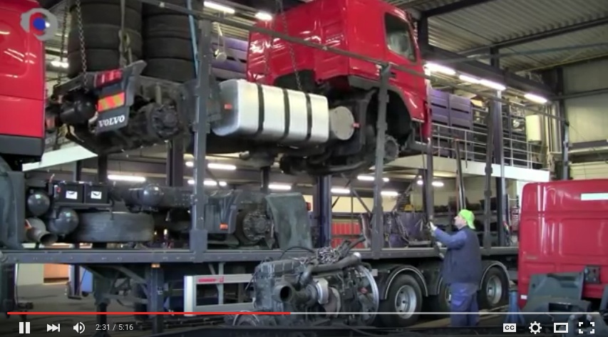 Ya’ll Watch This: These Guys Put Three Volvo Big Rig Tractors Into ONE Trailer!