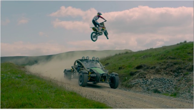 Which Is Faster Around A Rally Track: A Race-Spec Suzuki Motocross Bike Or An Ariel Nomad?