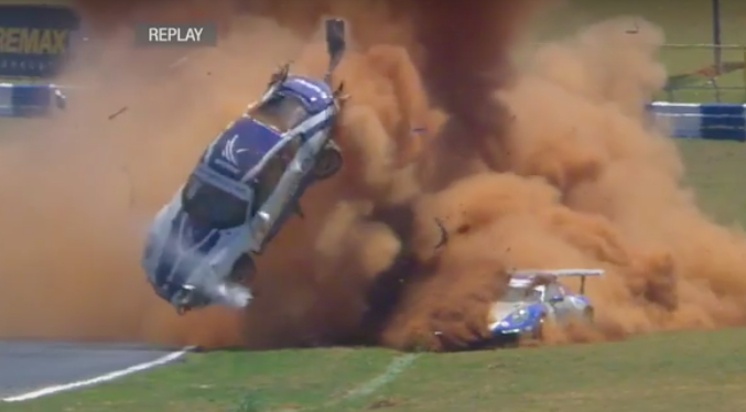 Crash And Burn: Pedro Piquet’s Barrel-Rolling Brazilian Porsche GT3 Cup Wreck