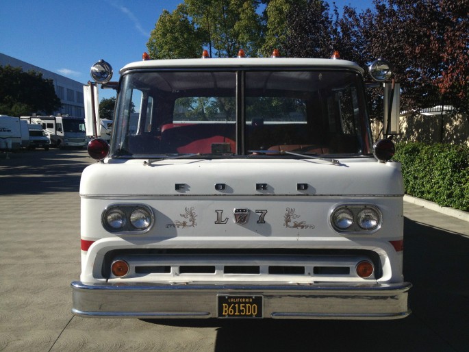 Ford C-800 Fire Truck Ramp Truck Car Hauler 6