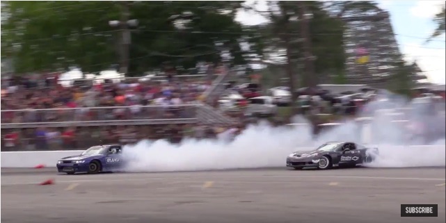 Check Out The Footage From The Inside Of The Drift Pit At LS Fest 2015 – Corvettes, Camaros, And The Usual Suspects!